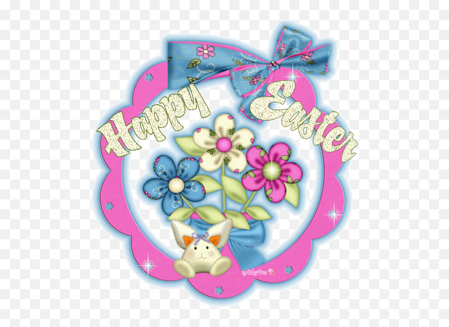Happy Easter Day With Beautiful Graphic Emoji,Easter Blessings Clipart