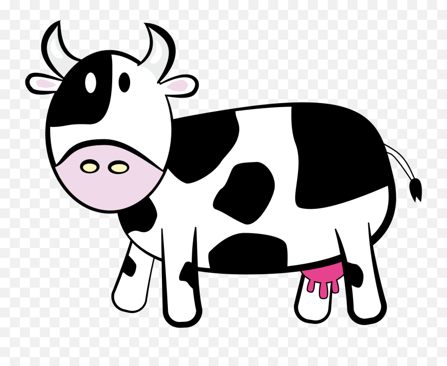 Cow Clipart Flower Cow Flower Transparent Free For Download - Transparent Background Cartoon Cow Png Emoji,Cow Clipart