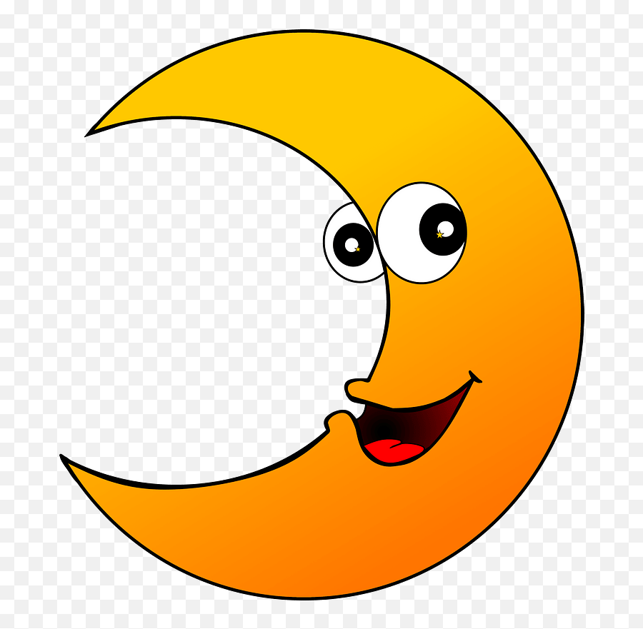 Cartoon Crescent Clipart Free Download Transparent Png Emoji,Cresent Moon Clipart