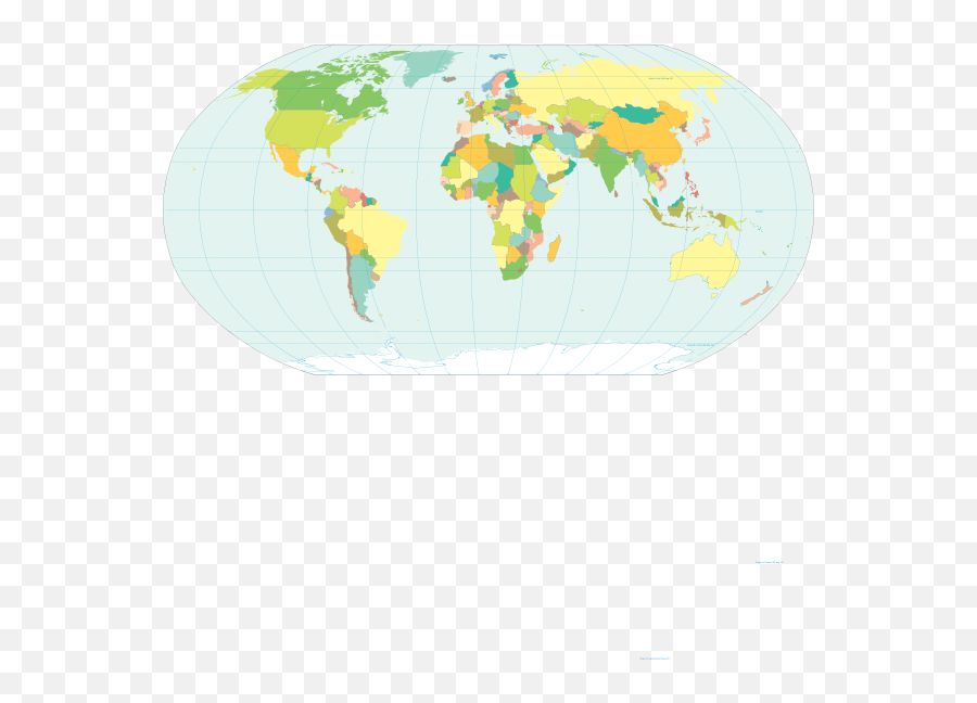Polar Region In World Map Clipart - Full Size Clipart Spanish Latin America Emoji,World Map Clipart