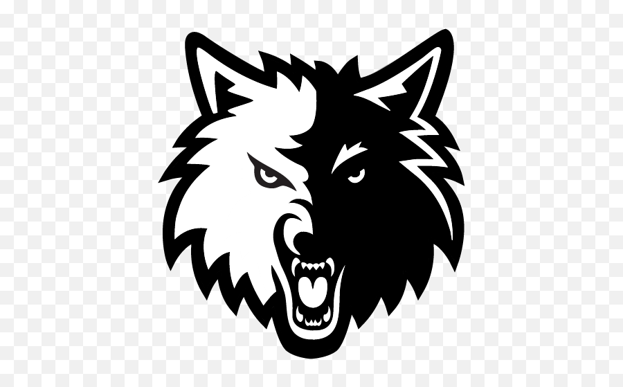 Download Minnesota Timberwolves Png - Wolf Gaming Logo Black And White Emoji,Minnesota Timberwolves Logo