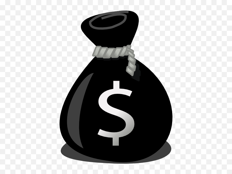 Free Clip Art Bag Black And White The Art Of Mike Mignola - Cartoon Black Money Png Emoji,Cornhole Clipart