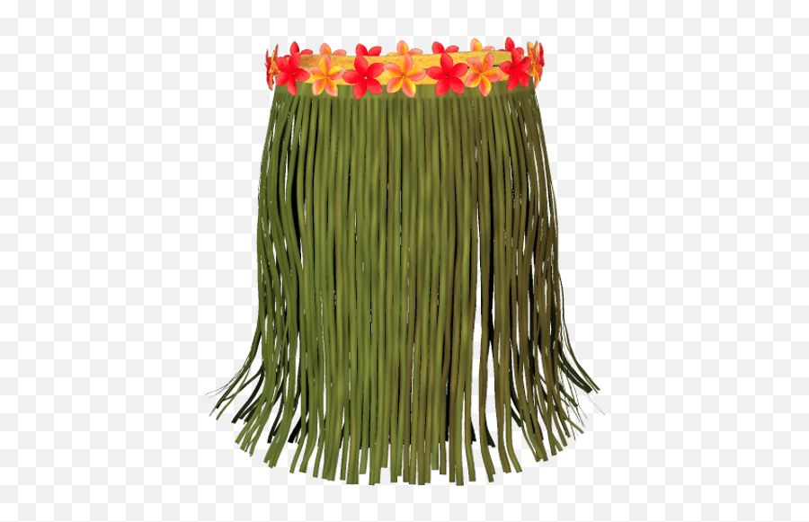 Skirt Grass Flowers Transparent Png - Transparent Hula Skirt Png Emoji,Skirt Clipart