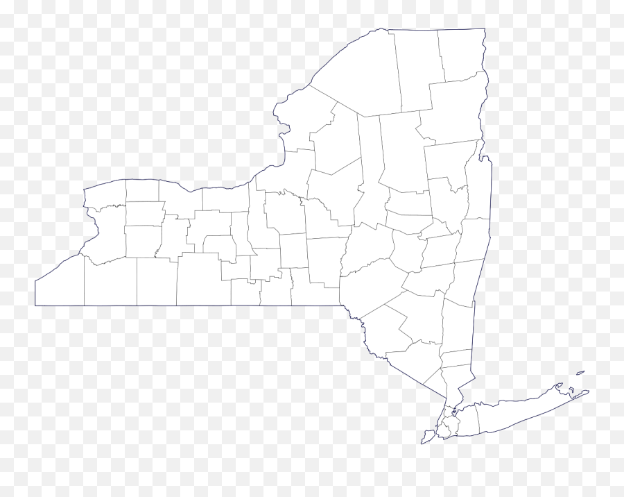 Filemap Of New York County Outlinessvg - Wikipedia Outline New York State Counties Emoji,New York Png