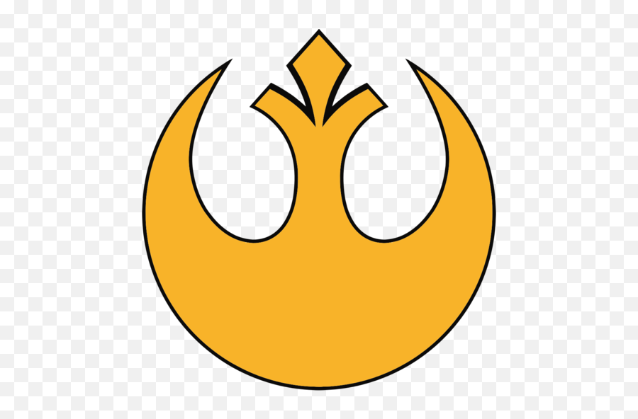 Pin - Yellow Star Wars Rebel Symbol Emoji,Rebel Alliance Logo