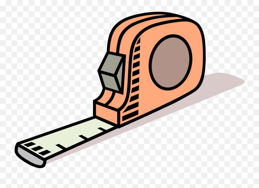 Vector Illustration Of Tape Measure Or - Measuring Tape Clipart Emoji,Tape Measure Clipart