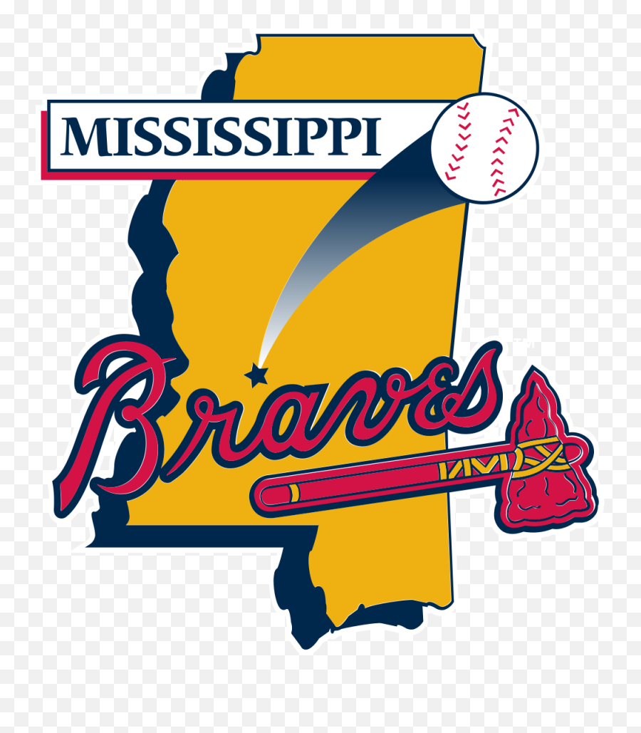 Mississippi Braves Primary Logo - Mississippi Braves Logo Emoji,Braves Logo