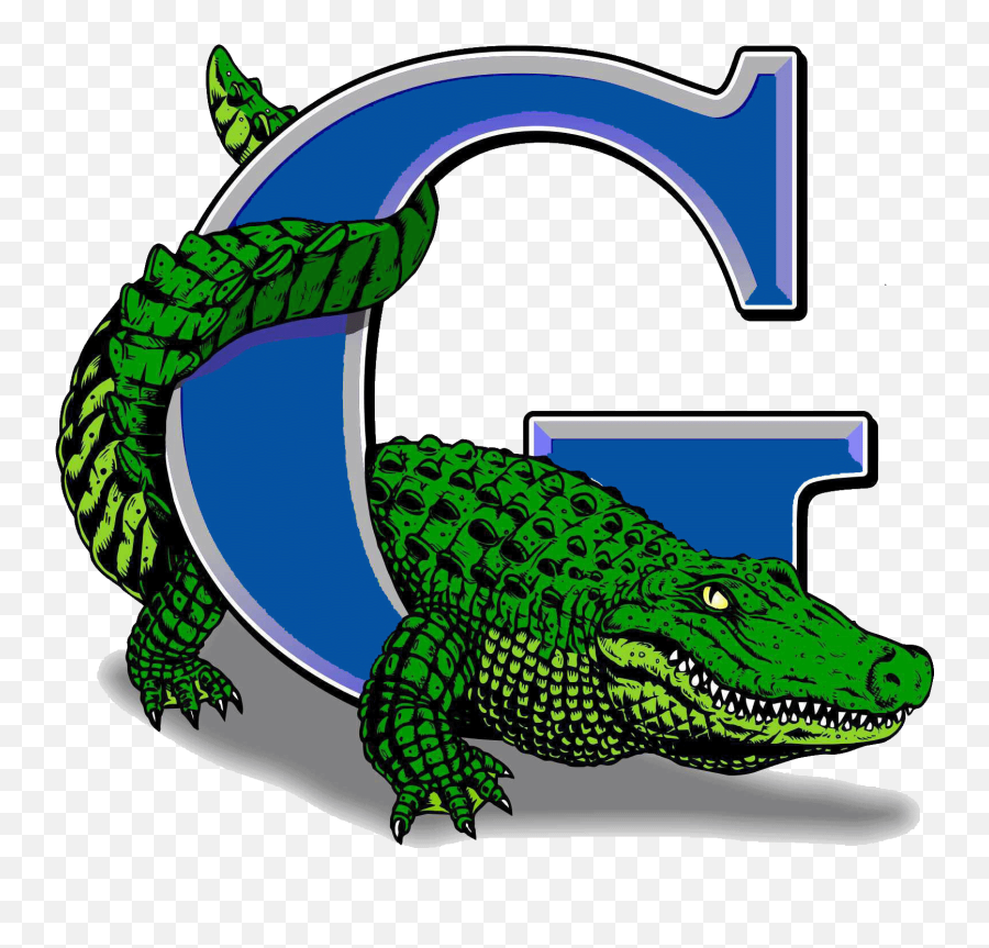 Crocodile Clipart Alligator Mascot Picture 838379 - La Grulla Gators Emoji,Crocodile Logo