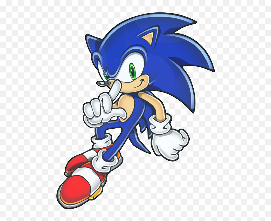 Picture Of Sonic - Sonic The Hedgehog Sonic Mega Collection Plus Emoji,Sonic Png