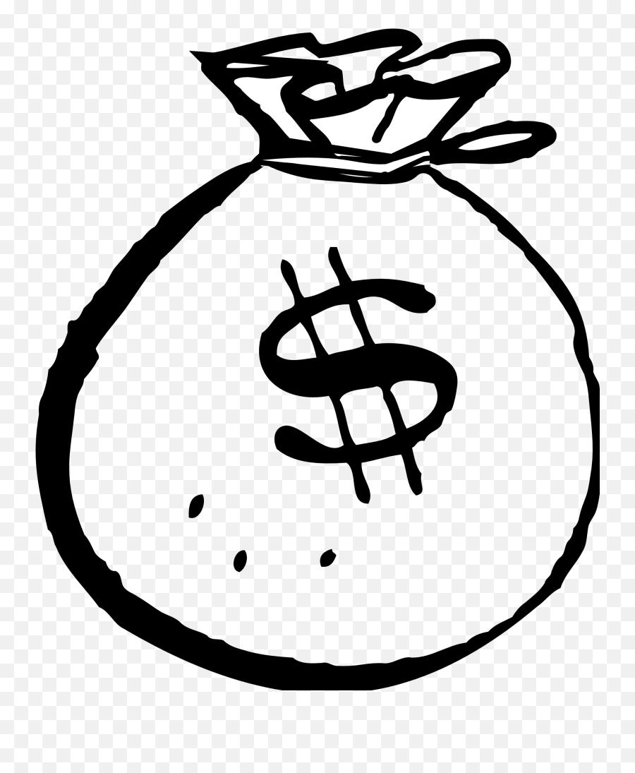 Clip Art Money Sign - Clipartsco Money Black And White Clipart Emoji,Dollar Sign Clipart