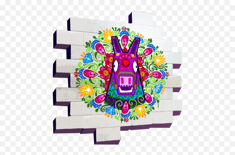 Llama De Muertos - Fortnite Spray Emoji,Fortnite Llama Png