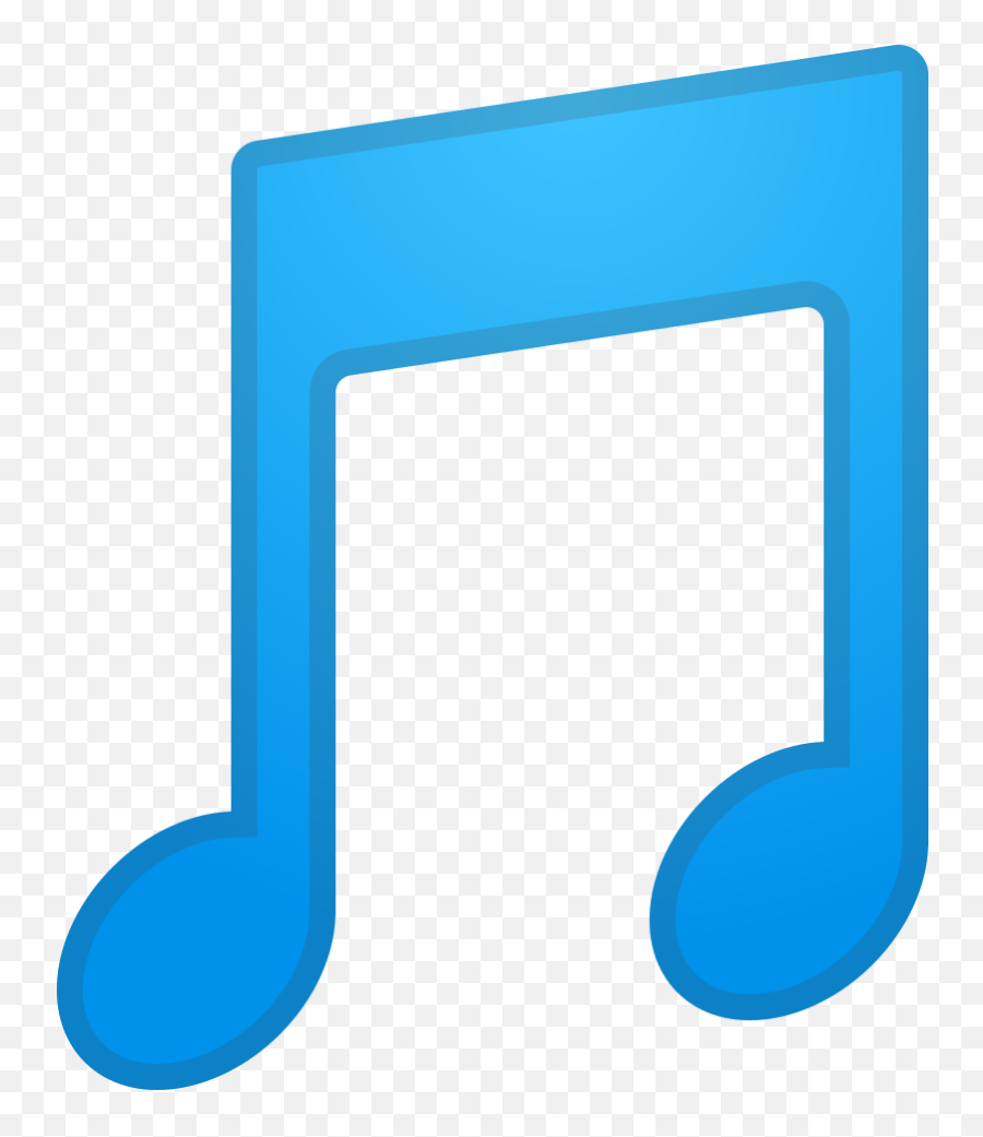 Musical Note Icon Noto - Blue Musical Note Png Emoji,Music Emoji Png