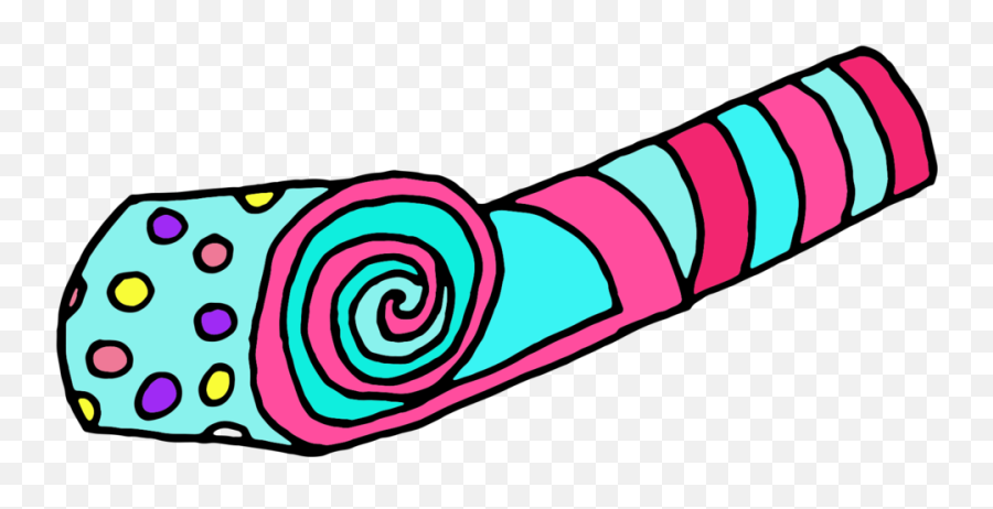 Party Blower Copy 2 - Party Blower Png Emoji,Horn Clipart