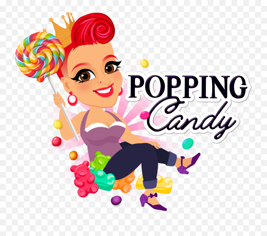 Popping Candy Emoji,Popping Logo