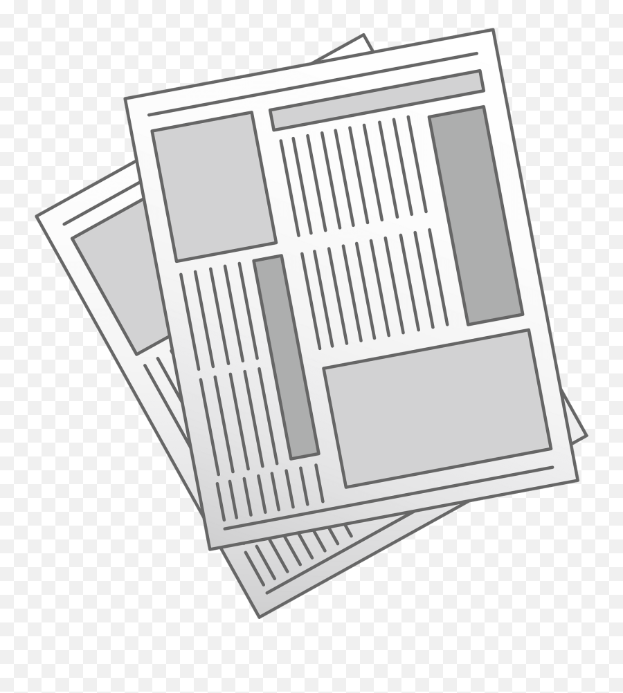 Newspaper Clipart - Horizontal Emoji,Newspaper Clipart
