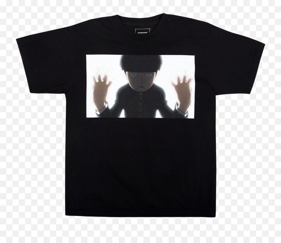 Mob Psycho Esper Tee Facebook T Shirt Tees Short Sleeve Tee - Mob Psycho Esper Black Tee Emoji,Kaiba Corp Logo
