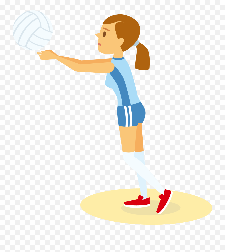 Library Of Volleyball And Basketball Picture Freeuse Library - Volleyball Player Volleyball Clipart Png Emoji,Volleyball Clipart