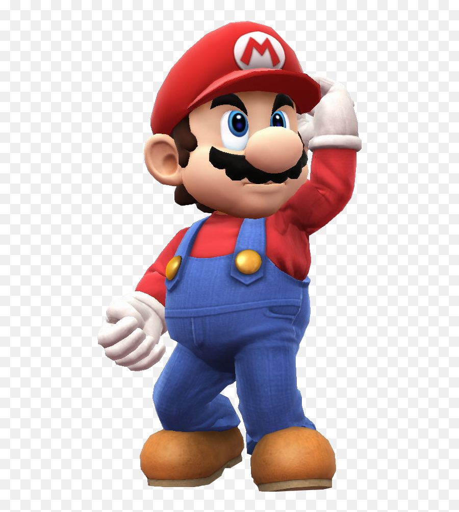 Download Hd Mario The Plumber - Mario Super Smash Bros Wii U Emoji,Super Smash Bros For Wii U Logo