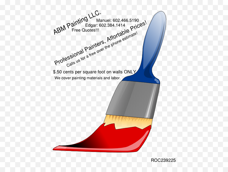 Abm Painting Add Clip Art At Clkercom - Vector Clip Art Emoji,Trowel Clipart