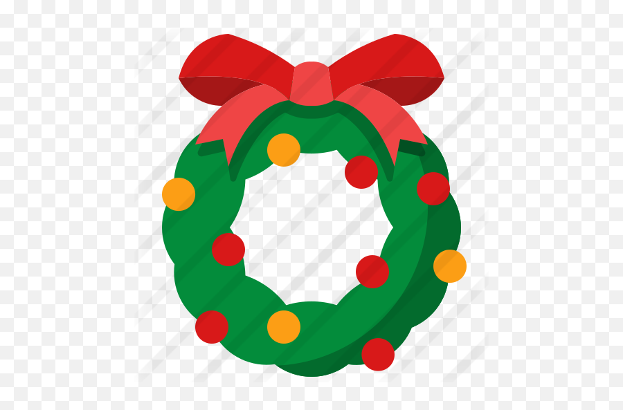 Christmas Wreath - Dot Emoji,Christmas Wreath Png