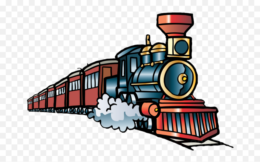 Steam Train Clipart Transparent - Drawing Train Clipart Black And White Emoji,Train Clipart