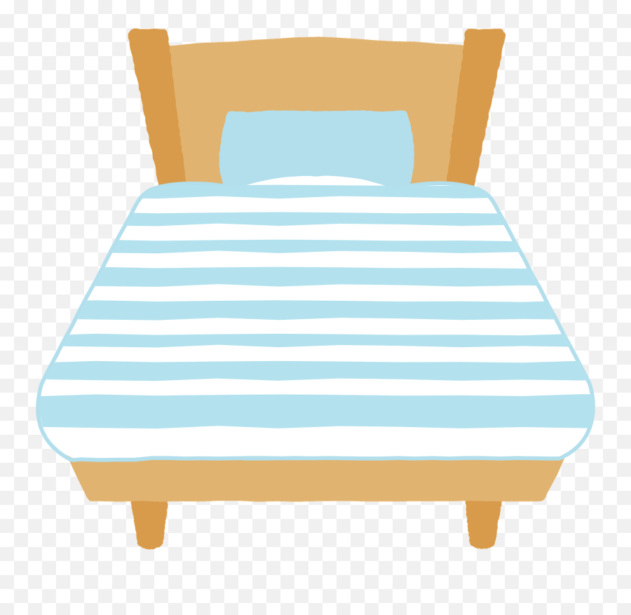 Single Bed Clipart - Full Size Emoji,Bed Clipart