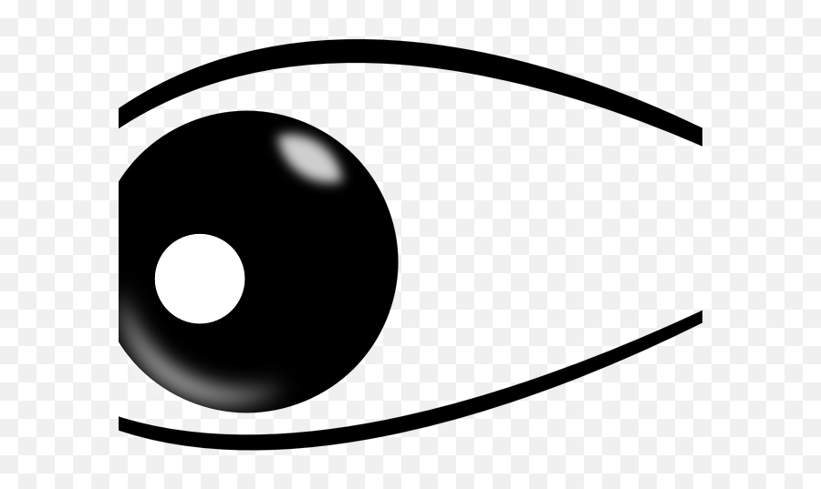 Eyeball Clipart Duck - Pupil Png Download Full Size Dot Emoji,Eyeball Clipart