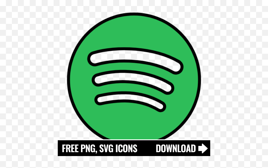 Free Spotify Logo Icon Symbol - Dot Emoji,Spotify Logo Png