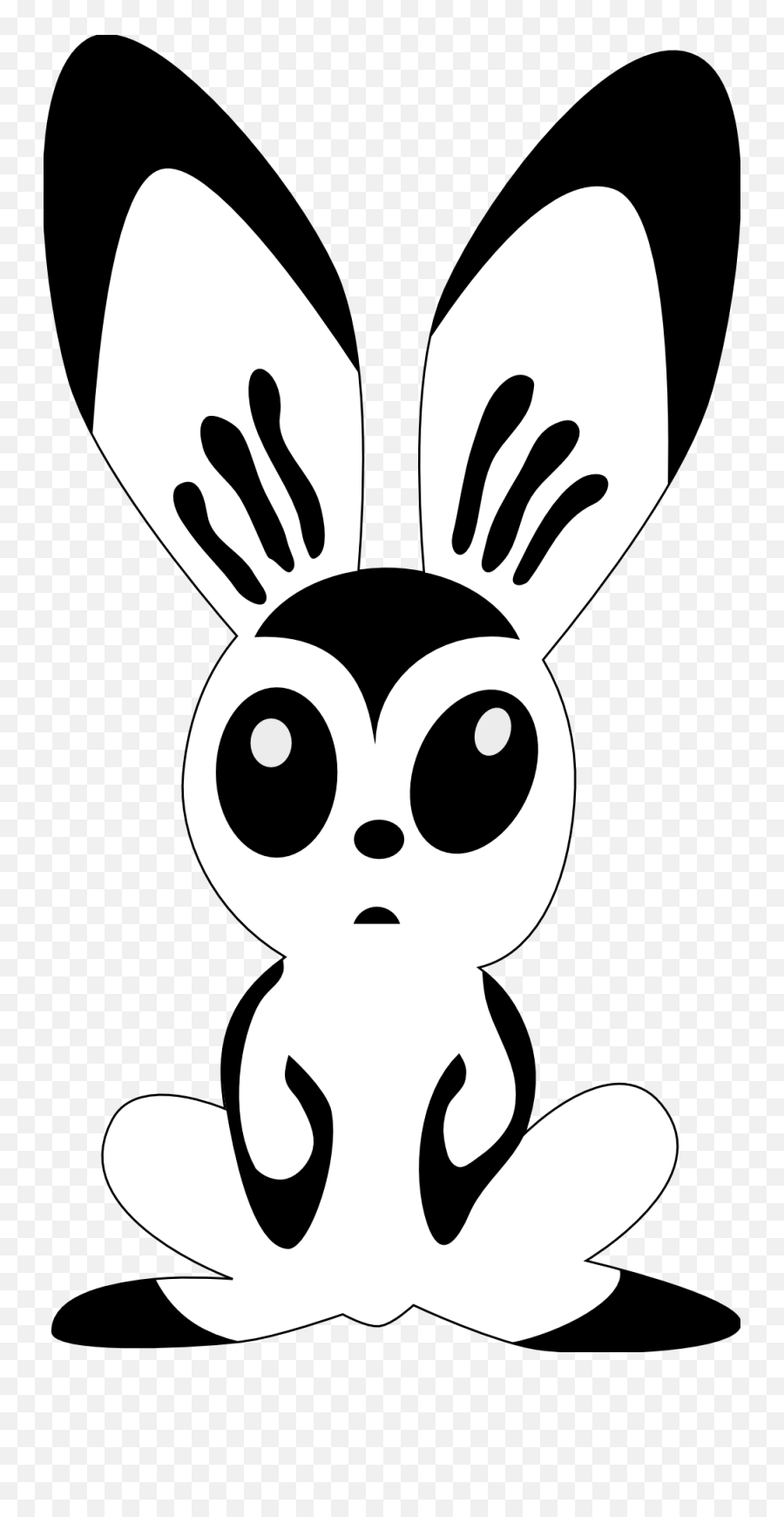 Download Clip Art Rabbit - Black And White Easter Bunny Bannicula Clipart Black And White Emoji,Bunny Clipart