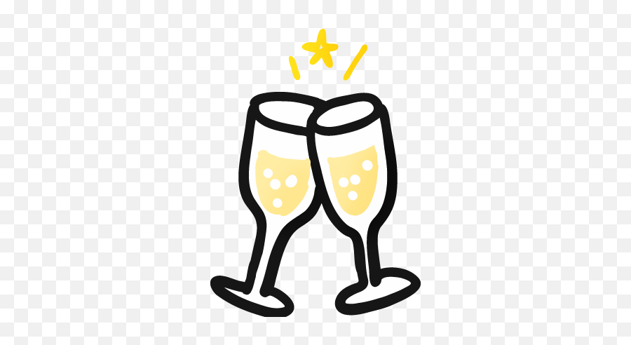 Champagne Cheers - Champagne Cheers 300x413 Png Clipart Emoji,Cheers Clipart