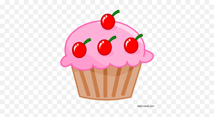 Free Cake And Cupcake Clip Art - Baking Cup Emoji,Bake Sale Clipart