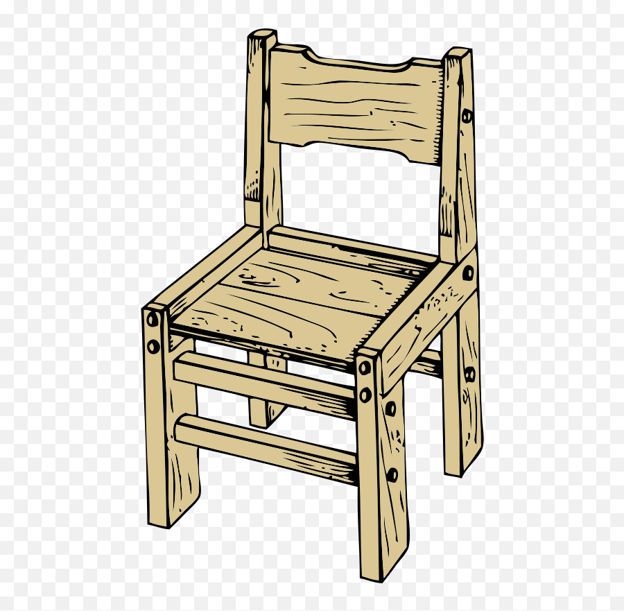 Free Clip Art - Wooden Chair Clipart Emoji,Chair Clipart