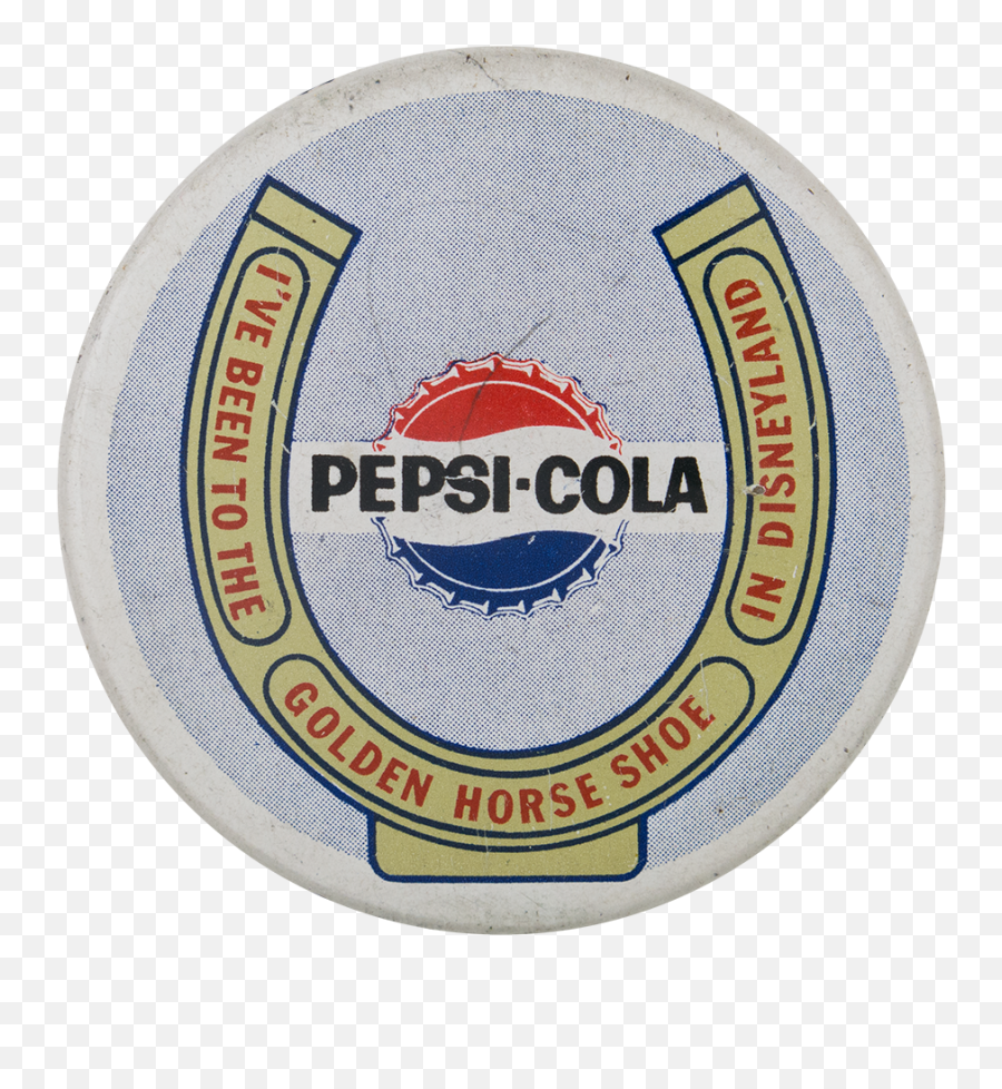 Pepsi Cola Golden Horse Shoe Busy Beaver Button Museum - Blatz Beer Emoji,Horseshoe Logo