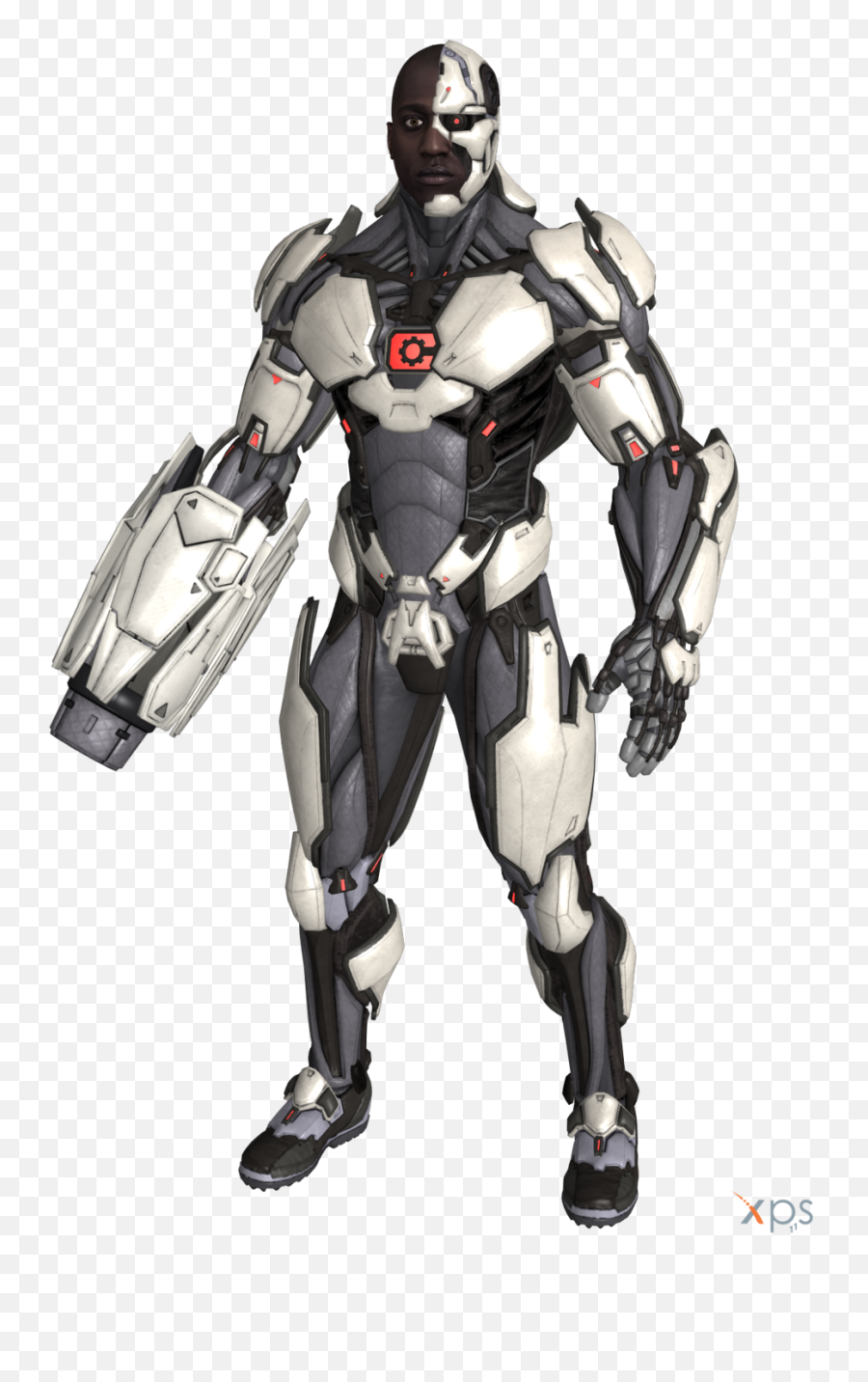 Cyborg Png - Injustice 2 Cyborg Cannon Emoji,Cyborg Png
