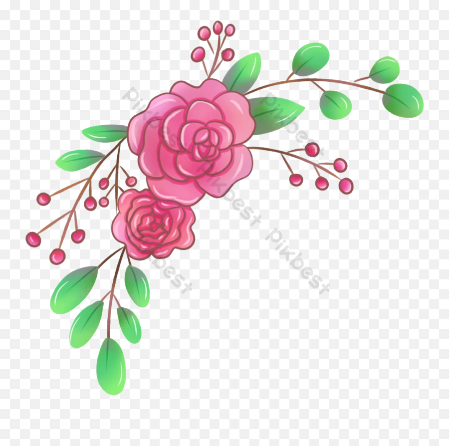 Drawing Realistic Retro Watercolor - Floral Emoji,Watercolor Flower Png