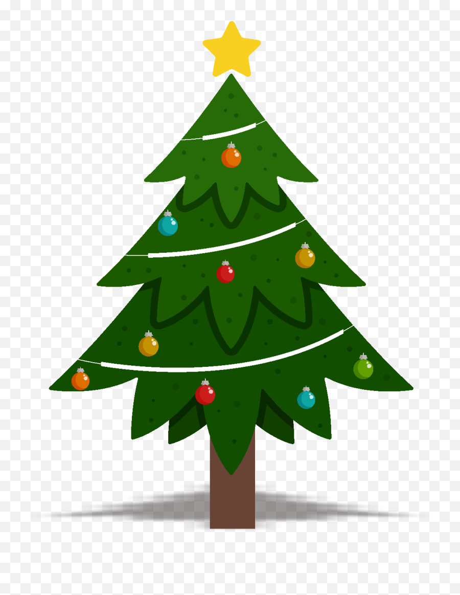 Christmas Tree Design Element Vector Png And Image - Plain Christmas Vector Design Png Emoji,Christmas Truck Clipart