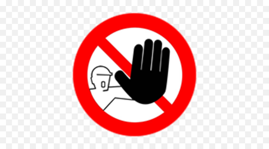 Stop - Cartello Divieto Di Accesso Emoji,Stop Sign Clipart