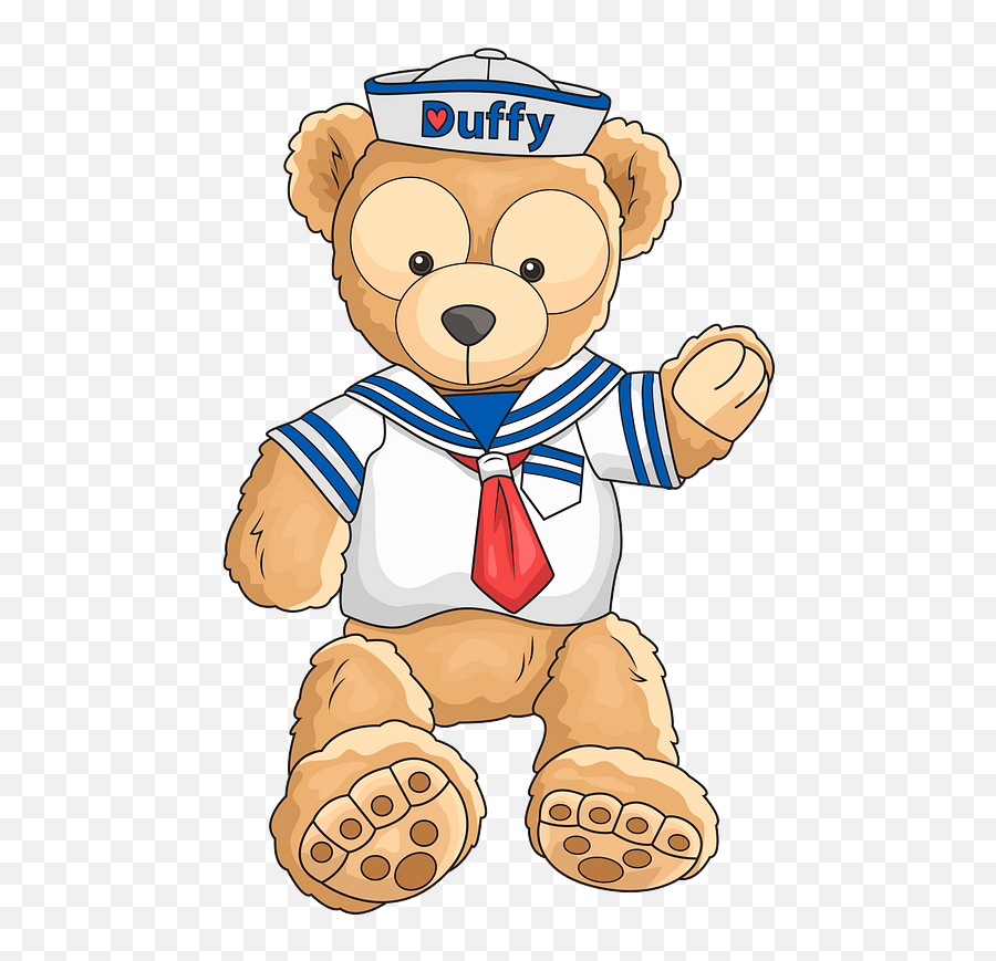 Duffy The Disney Bear Clipart Free Download Transparent - Duffy Clipart Emoji,Stuffed Animal Clipart