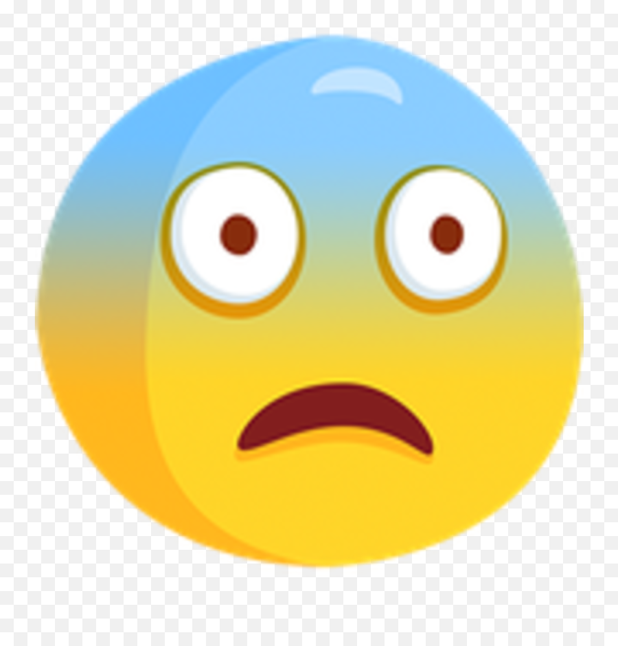Scary Emoji Png - Scared Emoji Messenger Clipart Full Size Natatakot Emoji,Scared Face Png