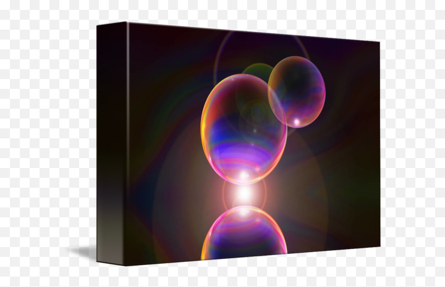 Rainbow Soap Bubbles By Heidi Bosch Romano - Dot Emoji,Soap Bubble Png