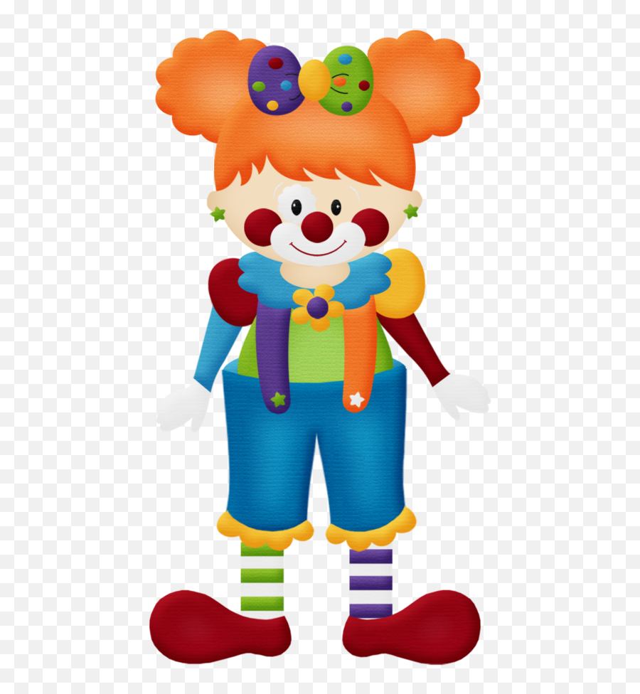 Download Aw Circus Clown Girl - Cute Circus Clown Clipart Emoji,Clown Clipart