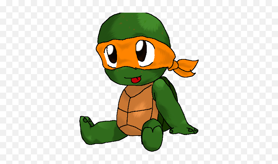 Ninja Turtles Clipart Pinterest - Ninja Turtles Baby Mikey Emoji,Turtles Clipart