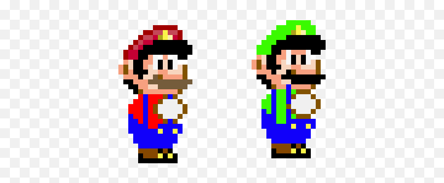 16 - Bit Mario Super Mario World 16bit Luigi Pixel Art Maker Emoji,Super Mario World Png