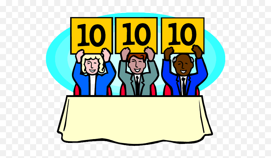 Judging A Story - Perfect 10 Across The Board Emoji,Read Clipart