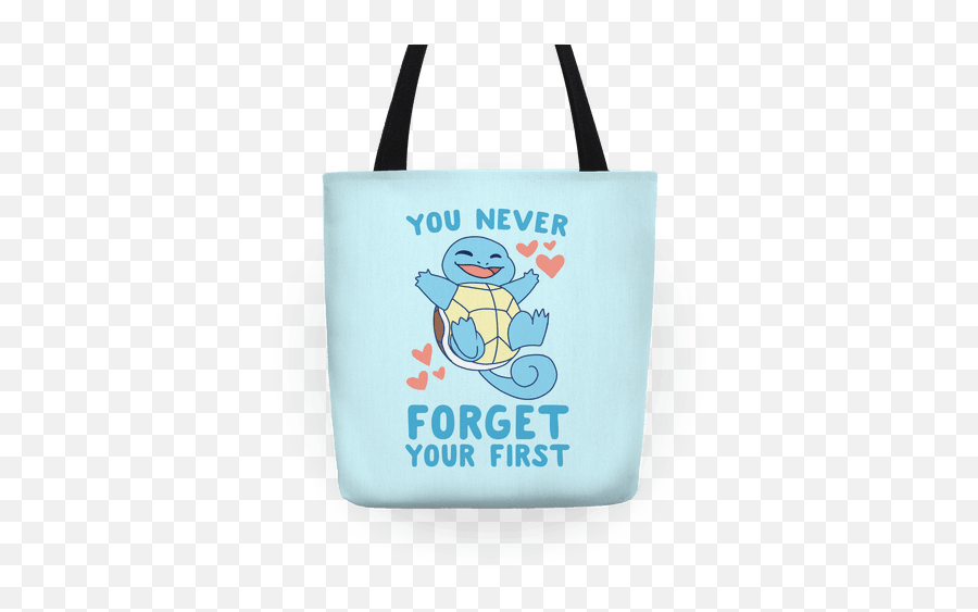 You Never Forget Your First - Squirtle Totes Lookhuman Emoji,Squirtle Transparent