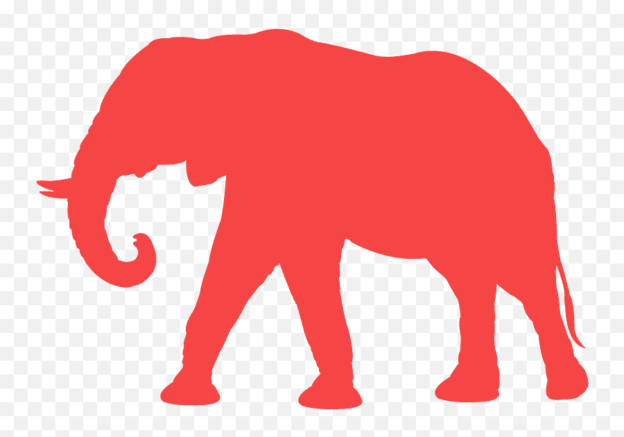 Elephant Silhouette - Free Vector Silhouettes Creazilla Emoji,Elephant Outline Clipart