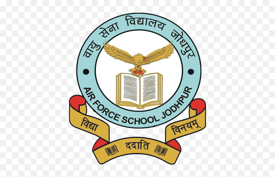 No 1 Air Force School Gwalior Logo - 450x500 Png Clipart Emoji,Air Force Logo Transparent