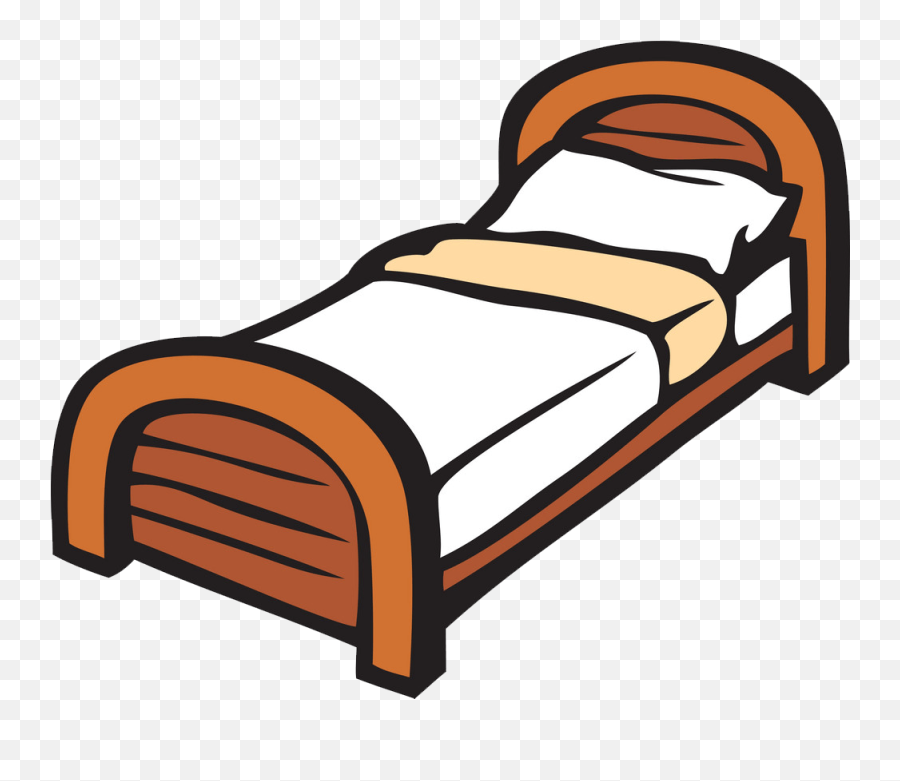 Bed Clipart Transparent - Transparent Bed Clipart Emoji,Bed Clipart