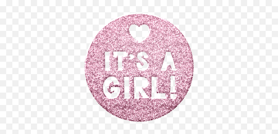 Baby - Itu0027s A Girl Pink Glitter Graphic By Kayl Turesson Girly Emoji,Pink Glitter Png
