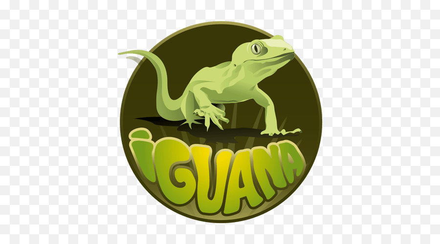 Iguana Animal Logo - Green Iguana Emoji,Lizard Logo
